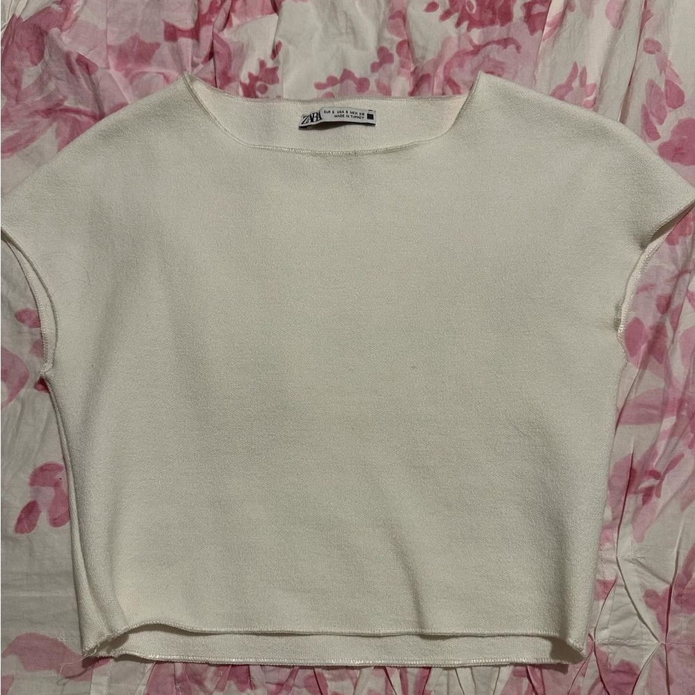 Zara crop tee